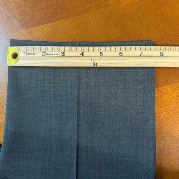 Michael Kors Men's Classic Fit Charcoal Gray Flat Front Dress Pants Size 34 x 30 - Picture 6 of 9